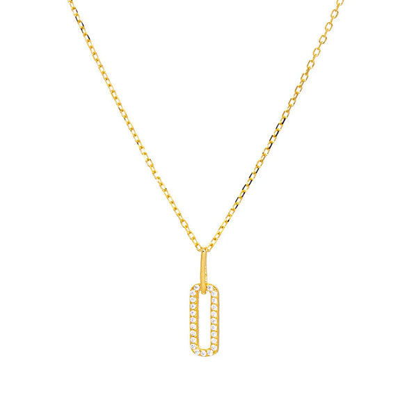 Sterling Silver Silver Plated Casual Simple Style Plating Inlay Solid Color Zircon Pendant Necklace