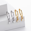 Sterling Silver Simple Fashionable Earrings