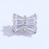 Sterling Silver Small Waist Barrel Beads Spacer Beads With Zirconium For Diy Bracelet Necklace