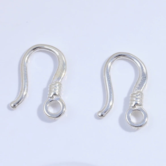 925 Sterling Silver Sshaped Handmade Diy Braided Rope Universal Finishing Connection Lobster Hook Buckle For Bracelet Necklace Electroplated