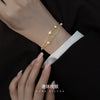 Sterling Silver Star Bracelet For Women Sweet Minimalist Electroplated Jewelry With A Natural Elegant Style