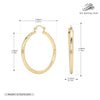 Sterling Silver Twisted Hollow Tube Circle Earrings With Wave Pattern And French Tassel For Women