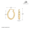 Sterling Silver Twisted Hollow Tube Circle Earrings With Wave Pattern And French Tassel For Women