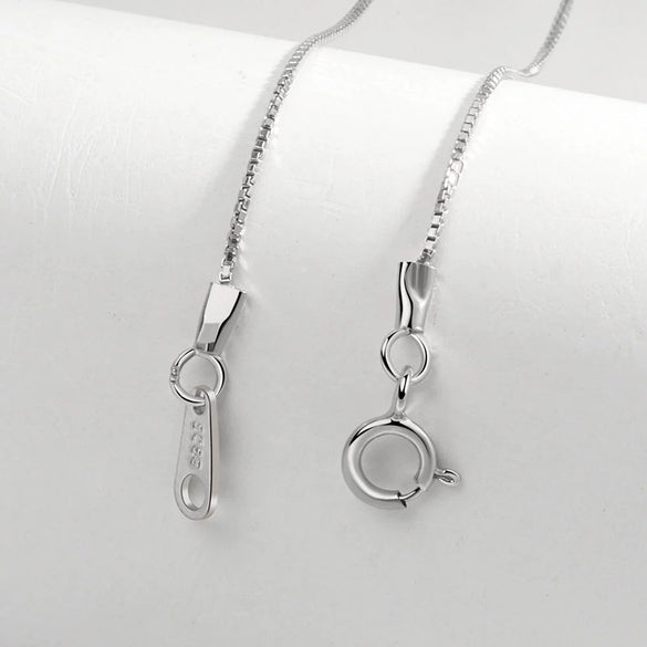 925 Sterling Silver Two Tone Feather Pendant Necklace Geometric Electroplated Clavicle Chain For Women