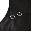 Sterling Silver Ushape Wave Ear Clips With Electroplated Finish Trendy Minimalist Unisex Earrings