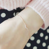 Sterling Silver Vshaped Women's Bracelet With 14K Goldplated Letters And Diamondencrusted Elegant Design