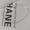 Sterling Silver Vshaped Women's Bracelet With 14K Goldplated Letters And Diamondencrusted Elegant Design