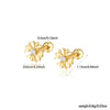 925 Sterling Silver Women's Geometric Zircon Set Earrings