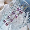 Sterling Silver Women's Rice Bead And Freshwater Pearl Earrings