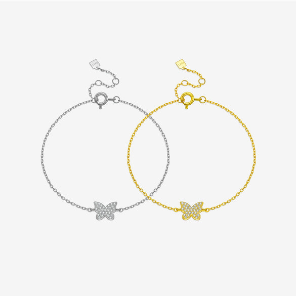 925 Sterling Silver Women's Simple All Match Classic Thin Chain Adjustable Bracelet With Geometric Styling And Electroplating In Light Luxury Style