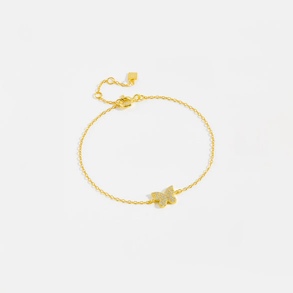 925 Sterling Silver Women's Simple All Match Classic Thin Chain Adjustable Bracelet With Geometric Styling And Electroplating In Light Luxury Style