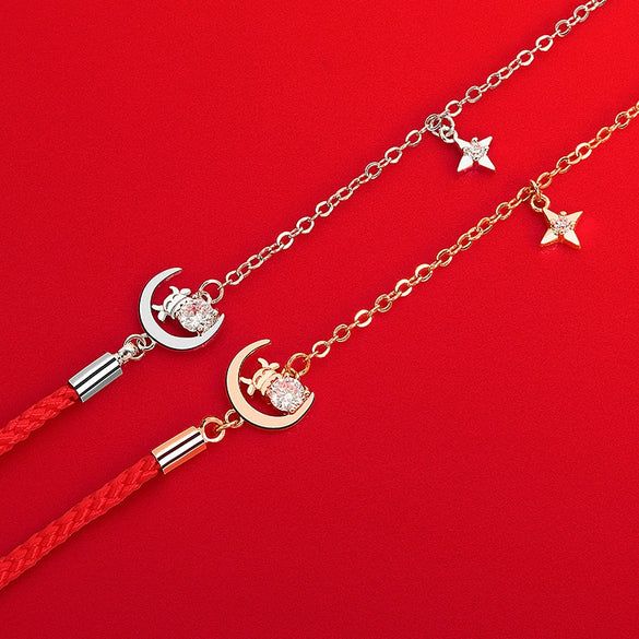 Sterling Silver Women's Zodiac Animals Electroplated Bracelet