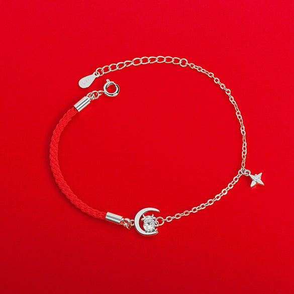 Sterling Silver Women's Zodiac Animals Electroplated Bracelet