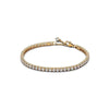 925 Sterling Silver Zircon Tennis Bracelet With Minimalist Light Luxury Design And Fine Jewelry Craftsmanship
