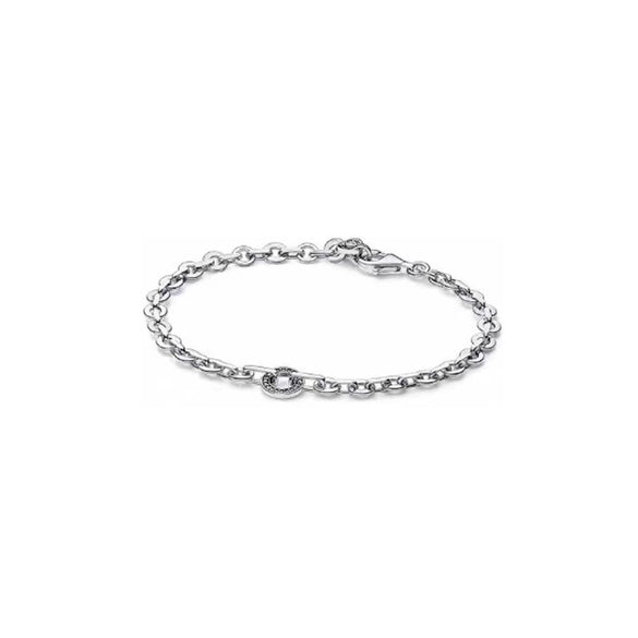925 Sterling Silver Zircon Tennis Bracelet With Minimalist Light Luxury Design And Fine Jewelry Craftsmanship