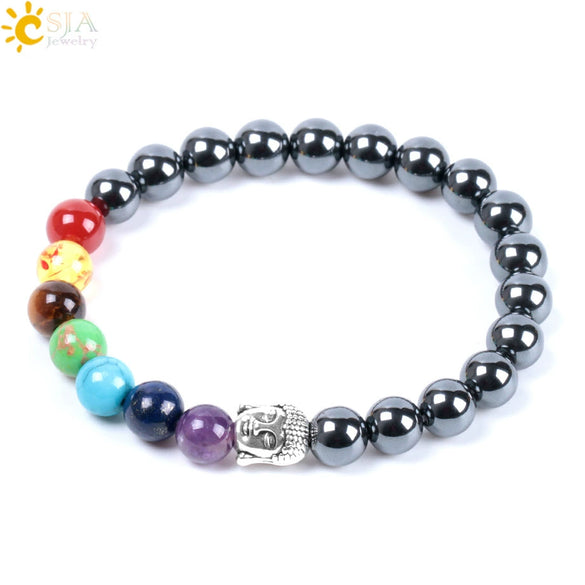 Stone Bead Jewelry Natural Semiprecious Stone Crystal Minimalist Bracelet