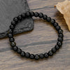 Stone Beaded Handmade Unisex Facet Gem Grey Moonlight Colorful Black Gallstone Lotus Tiger Eye Crystal Bracelet
