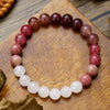 Stone Beaded Handmade Unisex Facet Gem Grey Moonlight Colorful Black Gallstone Lotus Tiger Eye Crystal Bracelet