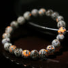 Stone Beaded Handmade Unisex Facet Gem Grey Moonlight Colorful Black Gallstone Lotus Tiger Eye Crystal Bracelet