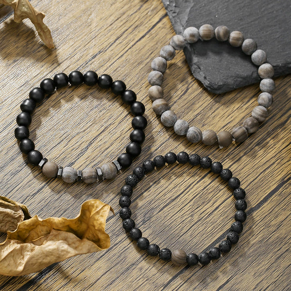 Stone Geometric Handmade Unisex Bracelet