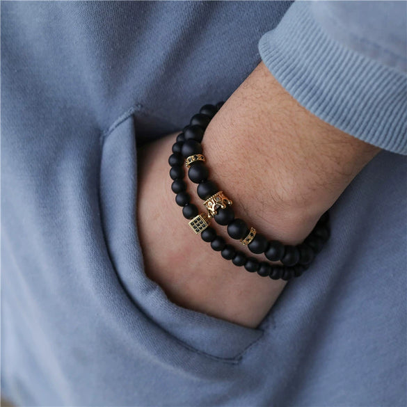 Stone Geometric Handmade Unisex Bracelet