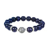 Stone Geometry Handmade Unisex Irregular Black Volcanic Stone Tiger Eye Bracelet