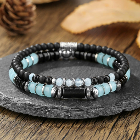 Stone Handmade Geometric Style Unisex Bracelet