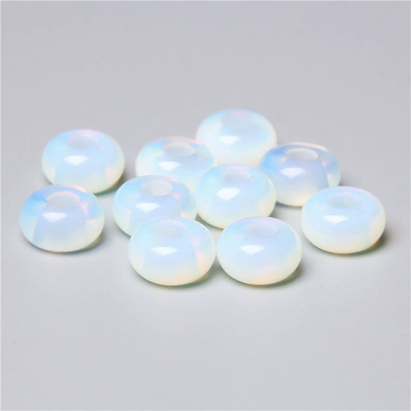 Stone Loose Beads Accessories For Diy Jewelry Abacus Big Hole Beads Handmade