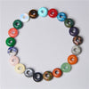 Stone Loose Beads Accessories For Diy Jewelry Abacus Big Hole Beads Handmade