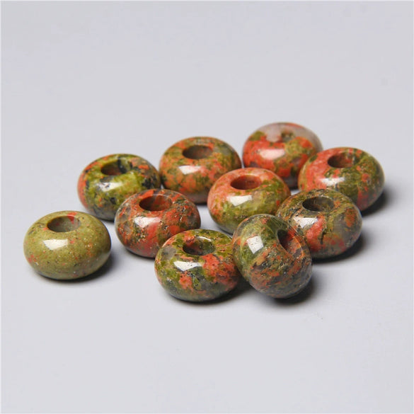 Stone Loose Beads Accessories For Diy Jewelry Abacus Big Hole Beads Handmade