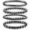 Stone Snake Bone Beaded Handmade Leopard Head Unisex Bracelet Jewelry