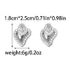 Strawberry Pattern Stainless Steel Electroplated Women's Earrings And Ring Set