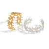 Street Geometric Glossy Gold Stainless Steel Electroplated Bracelet