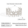 Street Geometric Glossy Gold Stainless Steel Electroplated Bracelet