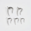 Street Style Unisex Stainless Steel Heart Shape Electroplated Earrings