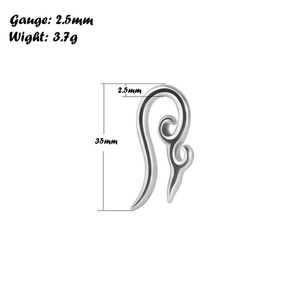 Street Style Unisex Stainless Steel Heart Shape Electroplated Earrings