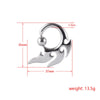 Street Style Unisex Stainless Steel Heart Shape Electroplated Earrings