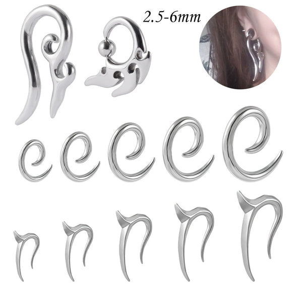 Street Style Unisex Stainless Steel Heart Shape Electroplated Earrings