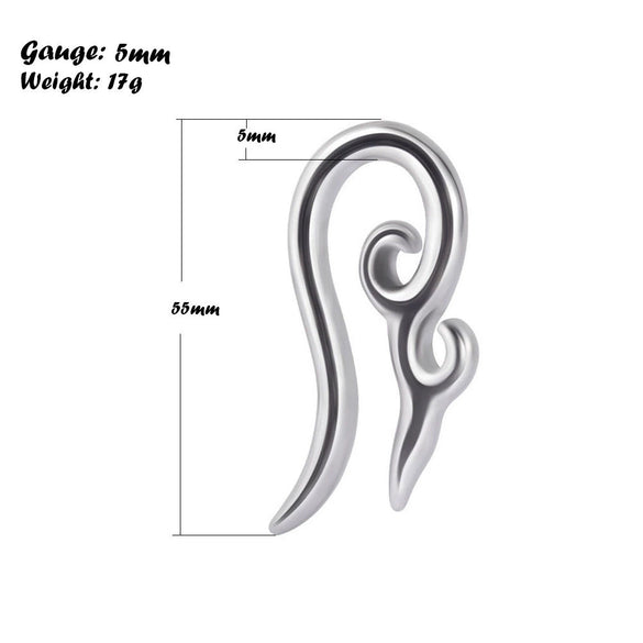 Street Style Unisex Stainless Steel Heart Shape Electroplated Earrings