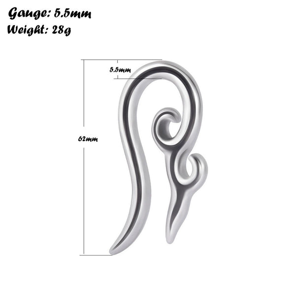 Street Style Unisex Stainless Steel Heart Shape Electroplated Earrings