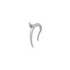 Street Style Unisex Stainless Steel Heart Shape Electroplated Earrings