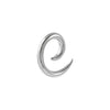 Street Style Unisex Stainless Steel Heart Shape Electroplated Earrings