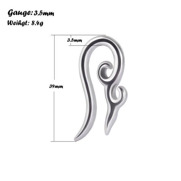 Street Style Unisex Stainless Steel Heart Shape Electroplated Earrings