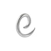 Street Style Unisex Stainless Steel Heart Shape Electroplated Earrings