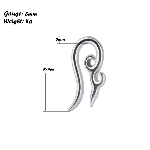 Street Style Unisex Stainless Steel Heart Shape Electroplated Earrings