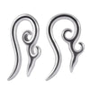Street Style Unisex Stainless Steel Heart Shape Electroplated Earrings