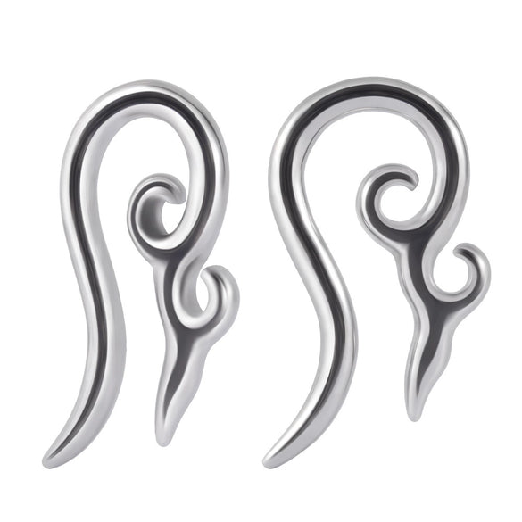 Street Style Unisex Stainless Steel Heart Shape Electroplated Earrings