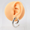Street Style Unisex Stainless Steel Heart Shape Electroplated Earrings