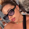 Streetwear Ac Oval Frame Ellipse Full Frame Women'S Sunglasses
