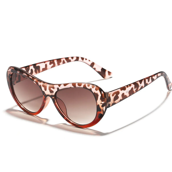 Streetwear Ac Oval Frame Ellipse Full Frame Women'S Sunglasses
